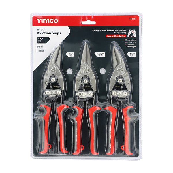 Aviation Snips Set 3pcs