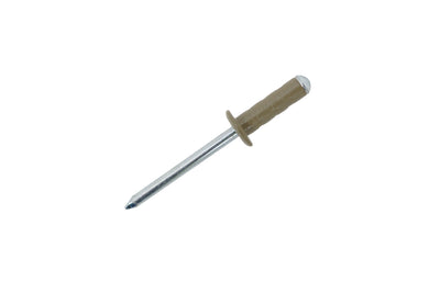 4.8 x 15 Aluminium / Steel Dome Head Multigrip Rivets Svelte Grey (100pcs)