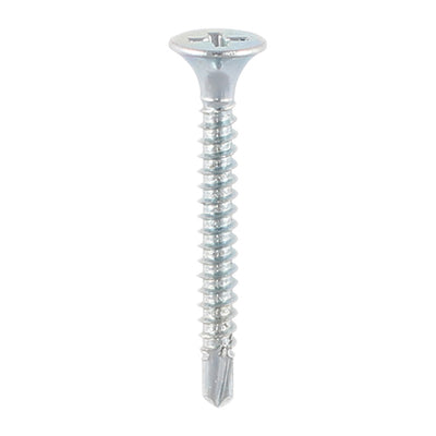 TIMCO Drywall Self-Drilling Bugle Head Silver Screws - 3.5 x 25 (1000pcs)