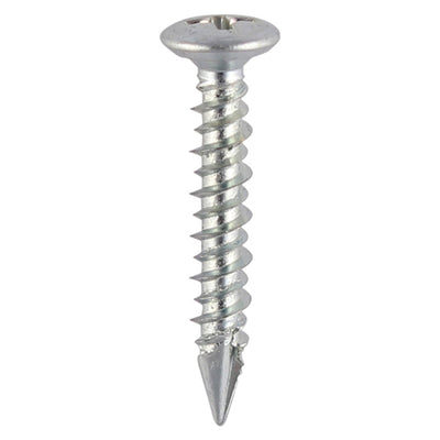 TIMCO Window Fabrication Screws Pan Countersunk PH High-Low Thread Slash Point Zinc - 4.3 x 25 (1000pcs)