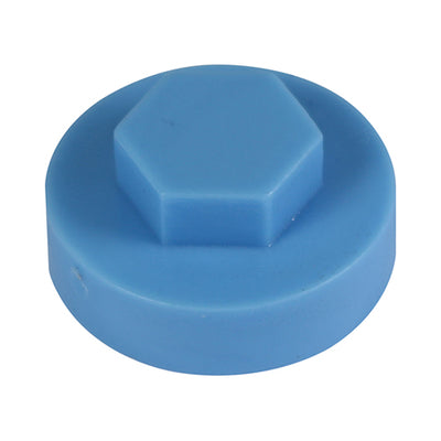 TIMCO Hex Head Cover Caps Cornflower - 19mm (1000pcs)