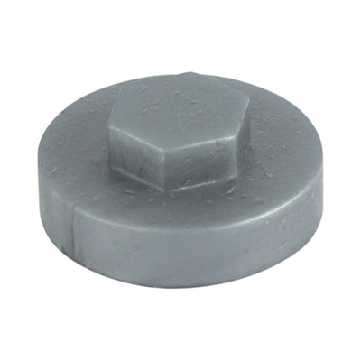 TIMCO Hex Head Cover Caps Dark Silver - 19mm (1000pcs)