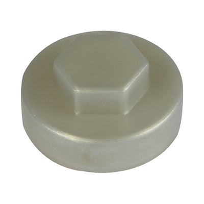 TIMCO Hex Head Cover Caps Metallic Silver - 19mm (1000pcs)