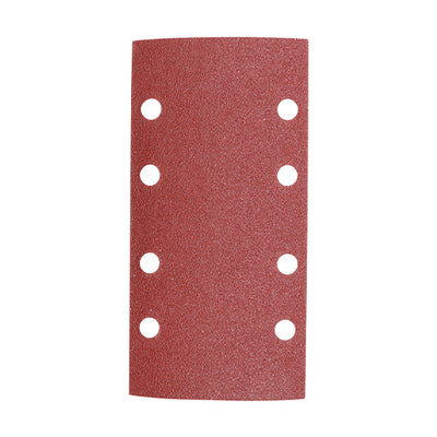 TIMCO 1/3 Sanding Sheets Mixed Red Punched - 93 x 185mm (80/120/180) (5pcs)
