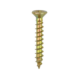 TIMCO Classic Multi-Purpose Reduced Head Countersunk Gold Piano Hinge Woodscrews - 3.0 x 20 (200pcs)