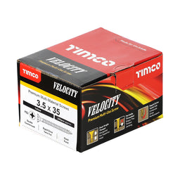 TIMCO Velocity Premium Multi-Use Countersunk Gold Woodscrews - 3.5 x 35 (200pcs)