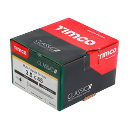 TIMCO Classic Multi-Purpose Countersunk Gold Woodscrews - 3.5 x 45 (200pcs)