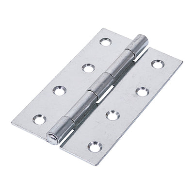 TIMCO Uncranked Butt Hinges (5050) Steel Silver - 100 x 58 (2pcs)