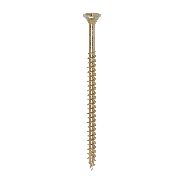 TIMCO C2 Strong-Fix Multi-Purpose Premium Countersunk Gold Woodscrews - 5.0 x 90 (100pcs)