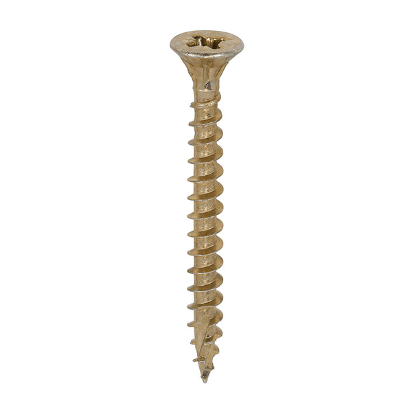 TIMCO C2 Strong-Fix Multi-Purpose Premium Countersunk Gold Woodscrews - 6.0 x 60 (200pcs)