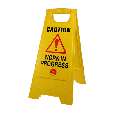 TIMCO Caution Work in Progress A-Frame Safety Sign - 610 x 300 x 30
