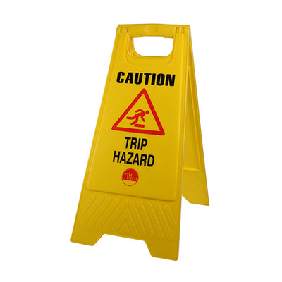 TIMCO Caution Trip Hazard A-Frame Safety Sign - 610 x 300 x 30