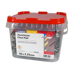 TIMCO Clout Nails Aluminium - 50 x 3.35 (1kg)