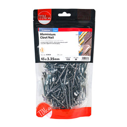 TIMCO Clout Nails Aluminium - 65 x 3.35 (0.25kg)
