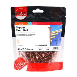 TIMCO Clout Nails Copper - 30 x 2.65 (0.5kg)