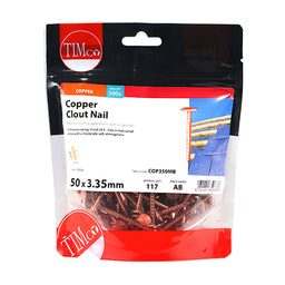 TIMCO Clout Nails Copper - 50 x 3.35 (0.5kg)
