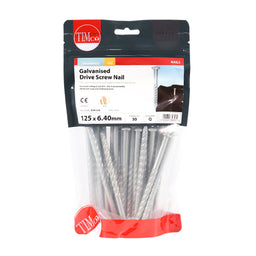 TIMCO Drive Screws Galvanised - 125 x 6.40 (1kg)