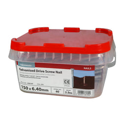TIMCO Drive Screws Galvanised - 150 x 6.40 (2.5kg)