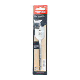 TIMCO Flat Wood Bits - 32.0 x 152