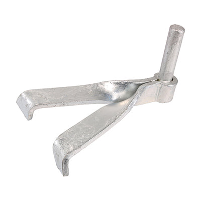TIMCO Gate Hinge Hooks To Build Single Brick Hot Dipped Galvanised - 16mm (2pcs)