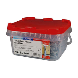 TIMCO Square Twist Nails Galvanised - 40 x 3.75 (2.5kg)