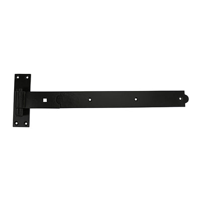 TIMCO Straight Band & Hook On Plates Hinges Black - 600mm (2pcs)