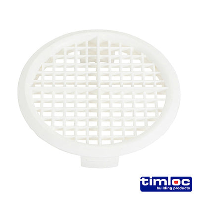 Timloc Push-in Soffit Vent White - 70.0 (10pcs)