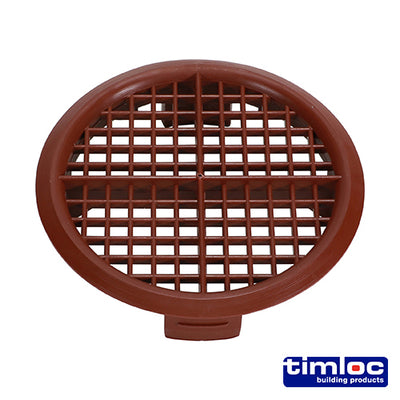 Timloc Push-in Soffit Vent Brown - 70.0 (10pcs)