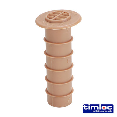 Timloc Cavity Wall Drill Vent Buff - 80 (drill hole 25mm) (50pcs)