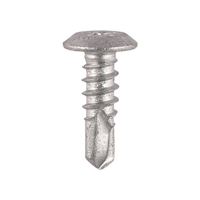 TIMCO Self-Drilling Metal Framing Low Profile Pan Head Exterior Silver Screws - 4.8 x 16 (500pcs)