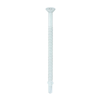 TIMCO Self-Drilling Wing-Tip Steel to Timber Light Section Exterior Silver Screws - 5.5 x 100 (100pcs)