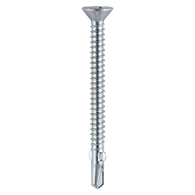 TIMCO Self-Drilling Wing-Tip Steel to Timber Light Section Silver Drill Screw - 5.5 x 65 (120pcs)