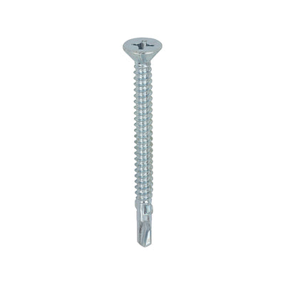 TIMCO Self-Drilling Wing-Tip Steel to Timber Light Section Silver Screws - 5.5 x 65 (200pcs)