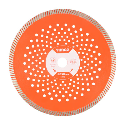 TIMCO Premium Diamond Blade Continuous - 230 x 22.2