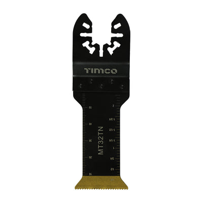 TIMCO Multi-Tool Fine Cut Blade For Wood/Metal Titanium Coated Bi-Metal - 32mm