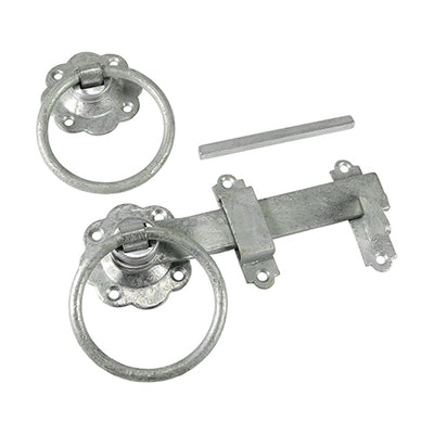 TIMCO Ring Gate Latch Plain Hot Dipped Galvanised - 6