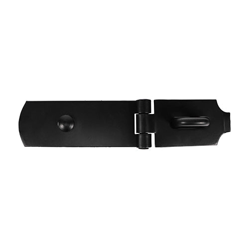 TIMCO Heavy Duty Swivel Pattern Hasp & Staple Bolt On Black - 8