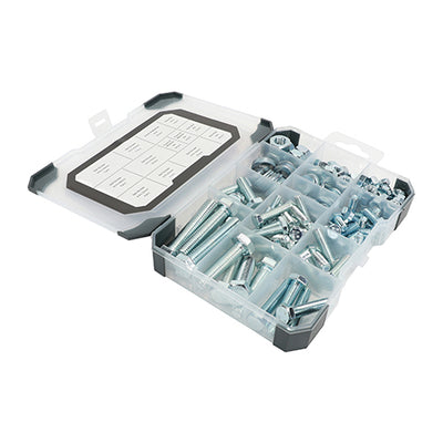 TIMCO Set Screws Nuts Washers Zinc Mixed Tray
- 199pcs