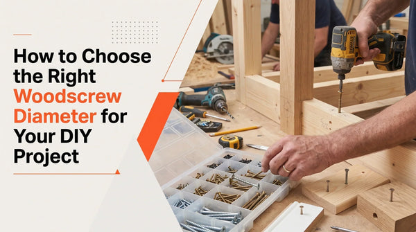 How to choose the right woodscrew diameter for a DIY project