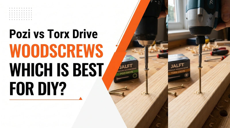Pozi vs Torx drive wood screws: comparison of screw heads and drill bits for DIY woodworking projects