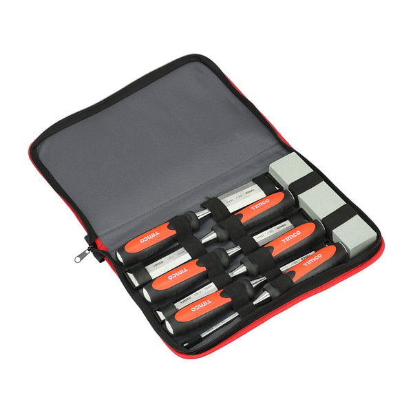 Bevel Edge Wood Chisel Set 7pcs