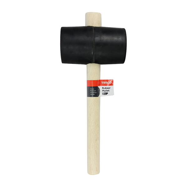 32oz Rubber Mallet - Black