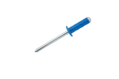 4.8 x 15 Aluminium / Steel Dome Head Multigrip Rivets Solent Blue 18E53 (100pcs)