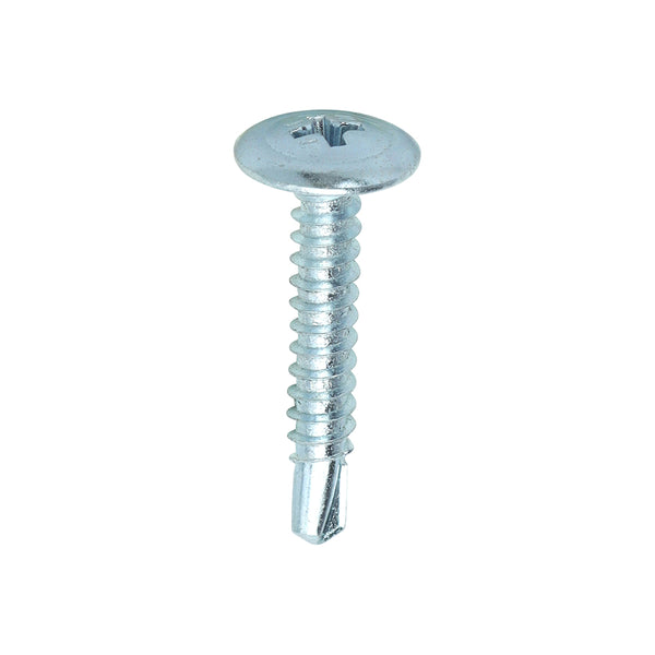 TIMCO Self-Drilling Wafer Head Silver Screws - 4.2 x 25 (1000pcs)