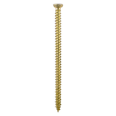 TIMCO Concrete Screws Flat Countersunk Gold - 7.5 x 40 (100pcs)