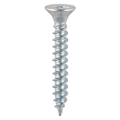 TIMCO Twin-Threaded Countersunk Silver Woodscrews - 6 x 1 (500pcs)