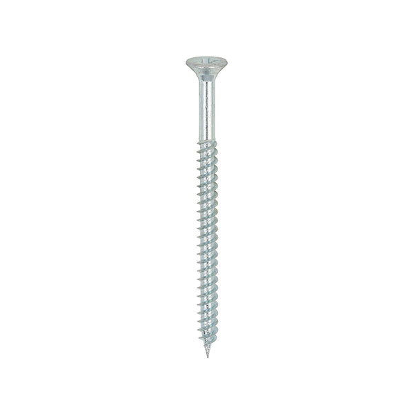 TIMCO Twin-Threaded Countersunk Silver Woodscrews - 6 x 2 (200pcs)