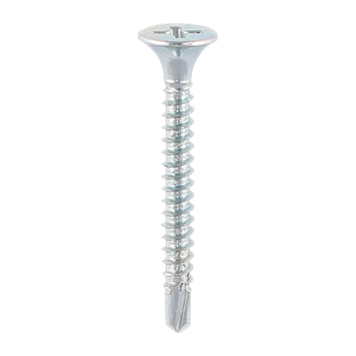 TIMCO Drywall Self-Drilling Bugle Head Silver Screws - 3.9 x 65 (500pcs)