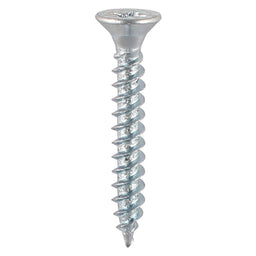 TIMCO Twin-Threaded Countersunk Silver Woodscrews - 8 x 1 (470pcs)