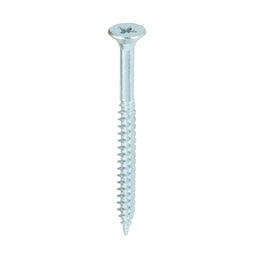 TIMCO Twin-Threaded Countersunk Silver Woodscrews - 8 x 2 (200pcs)